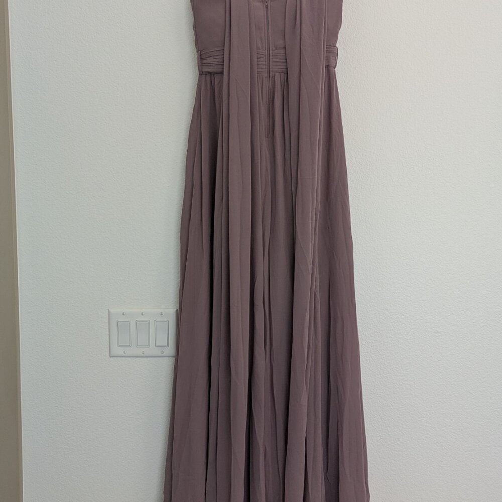 Birdy Grey Grace Convertible DARK MAUVE Bridesmaids Dress XS - Picture 10 of 14